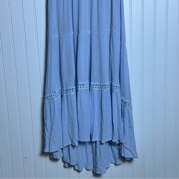 HELLO MOLLY HIGH ABOVE THE CLOUDS MIDI DRESS BLUE SIZE 6 - Picture 9 of 15
